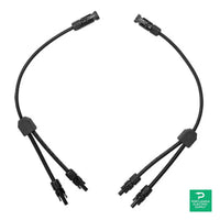 SolarEdge MC4 Parallel Branch Connectors (bag of 10) - SE-IAC-RBAT-USYCBL-01 — front view