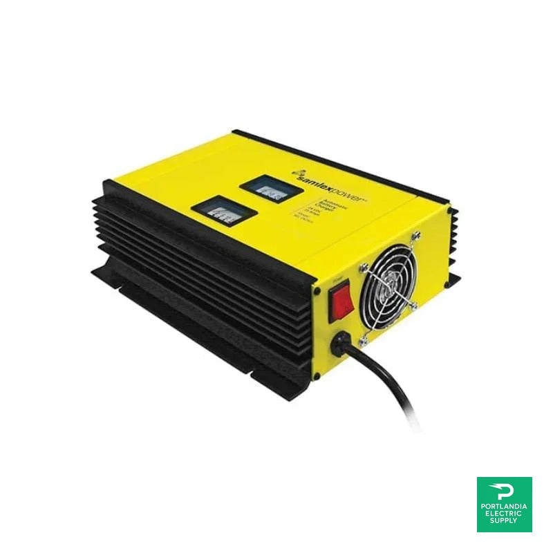 Samlex 3 Stage 24 VDC 25 Amp. Comes with Dip Switch & Lugs - SEC-2425UL — front view