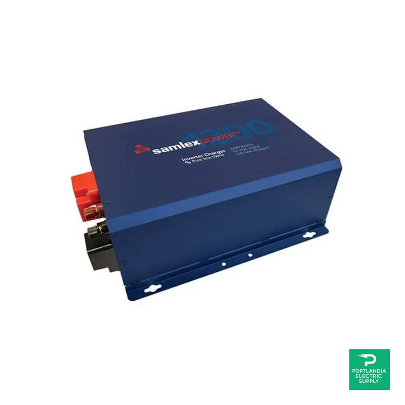 Samlex Input: 24VDC Output: 120 VAC 1200 WattsComes with 40 Amp Charger - EVO-1224F — front view