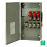 Eaton 200A 3PH 600VAC/250VDC Type DH Fusible NEMA 3R Safety Switch - DH364NRK — front view