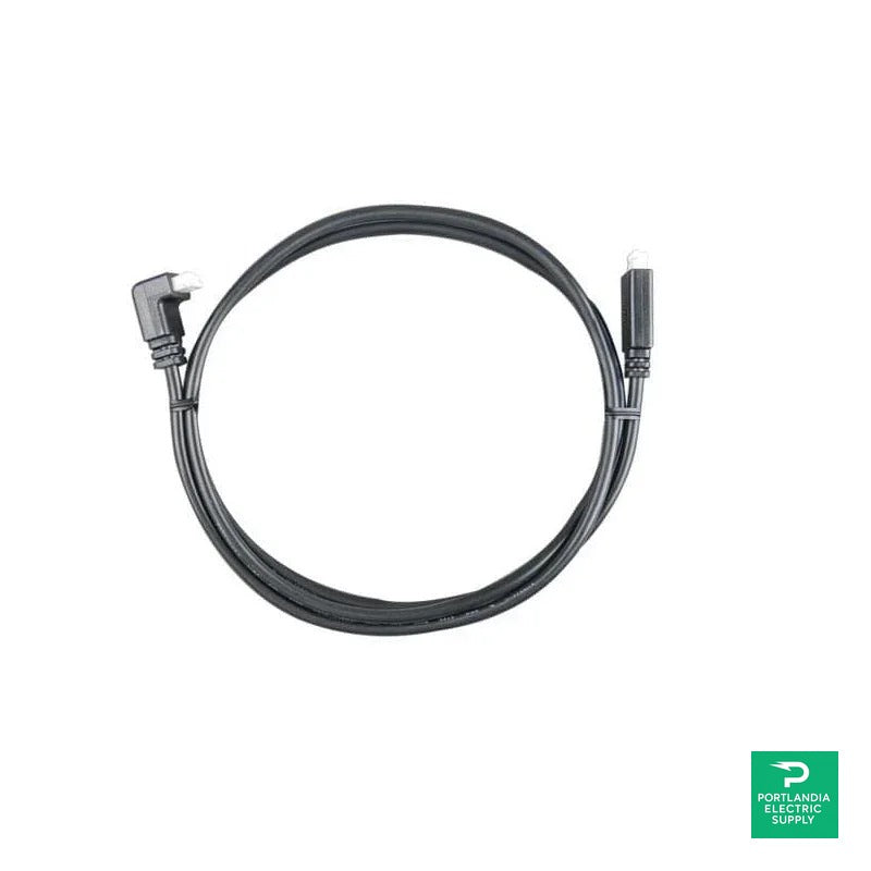Victron VE.Direct Cable 0,9m (one side Right Angle conn) - ASS030531209 — front view