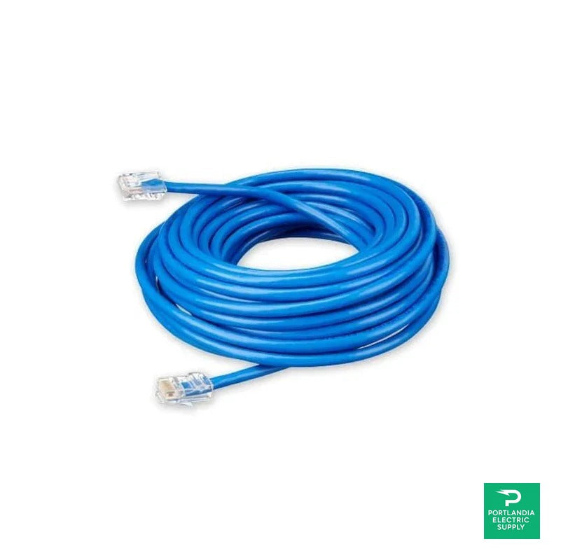 Victron RJ45-splitter 1xRJ45 male/15cm cable/2xRJ45 female - ASS030065510 — front view