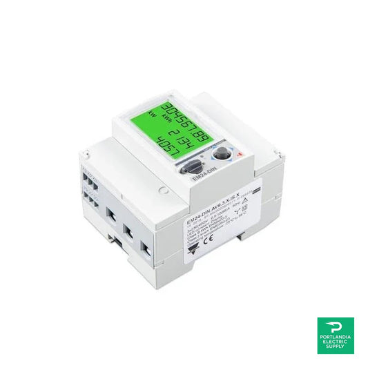 Victron Energy meter EM24 - 3 phase - max 65A/phase - REL200100000 — front view