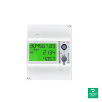 Victron Energy meter EM24 - 3 phase - max 65A/phase Ethernet - REL200200100 — front view