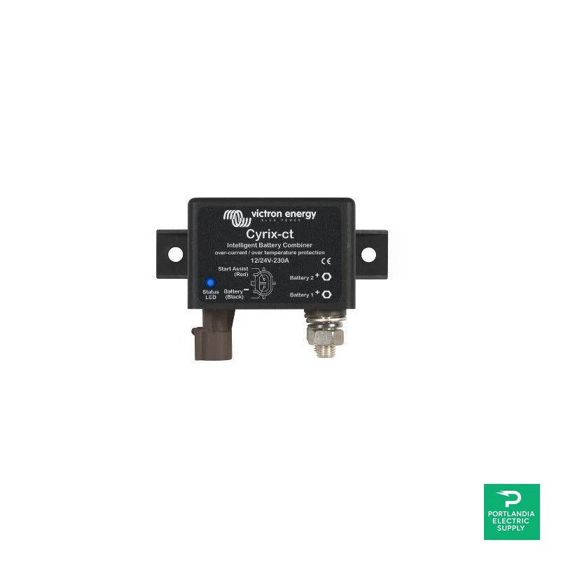 Victron Cyrix-ct 12/24V-230A Intelligent Combiner - CYR010230010 (R) — front view