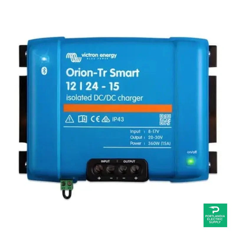 Victron Orion-Tr Smart 12/24-15A (360W) Isolated DC-DC charger - ORI122436120 — front view