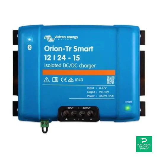 Victron Orion-Tr Smart 12/24-15A (360W) Isolated DC-DC charger - ORI122436120 — front view
