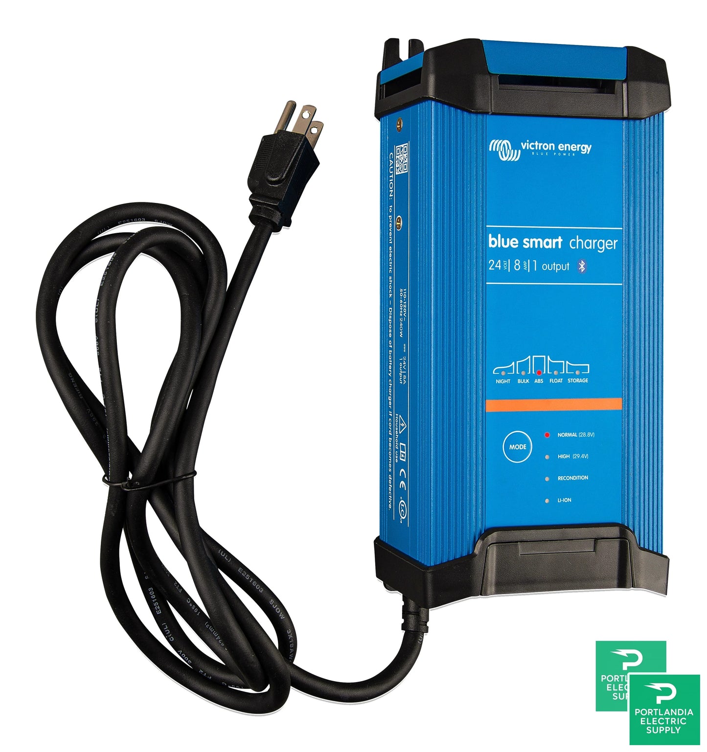 Victron Blue Smart IP22 Charger 24/8 (1) 120V - BPC240845102 — front view