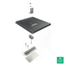 Unirac TR FLAT-TILE CHAR - 004TRFD
