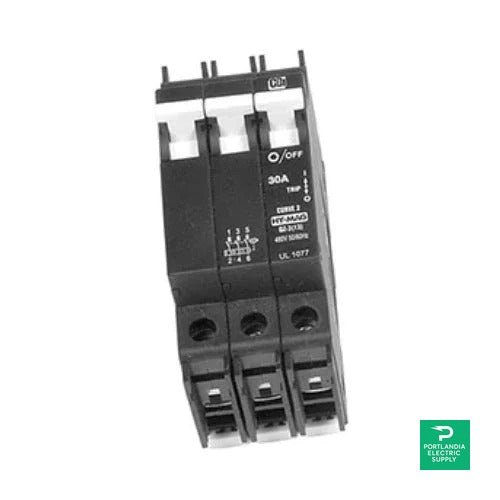 Outback Power 30 Amp 277/480Vac 50/60Hz Three Pole 1.5 Circuit Breaker - DIN-30T-AC-480