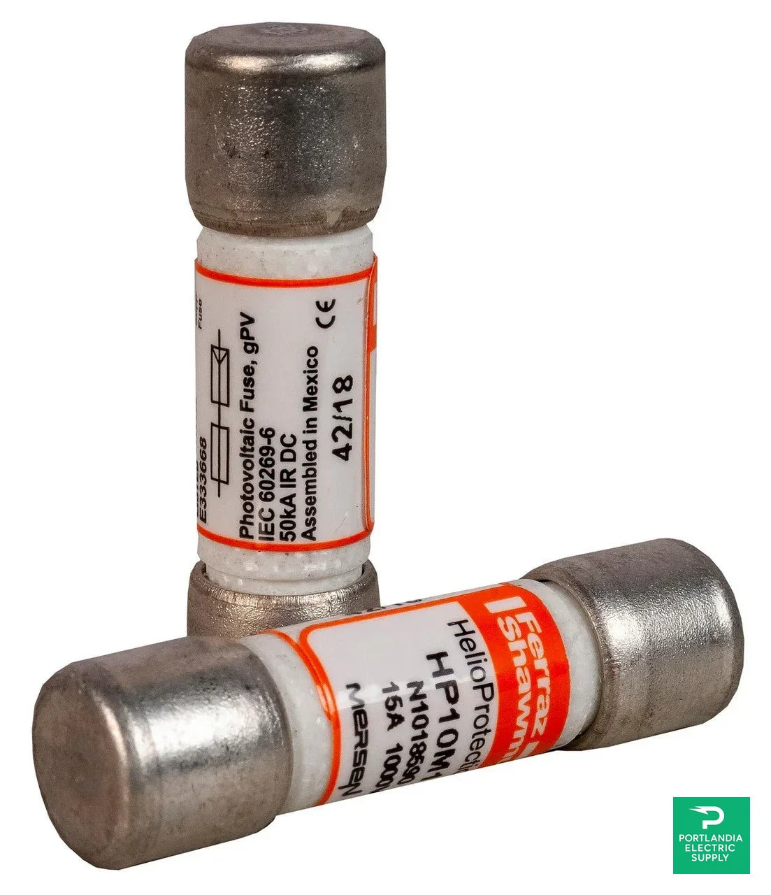 MidNite Solar 1000VDC Fuse 10 AMP 1000v Fuse UL2579 - MN1000FUSE-10 — front view