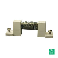Outback Power Short Terminal Bus Bar With White Insulators - STBB-WHITE