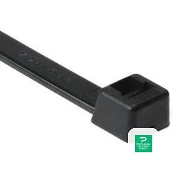 HellermannTyton Heavy Duty Cable Tie 15.2' Long UL Rated 120lb Tensile Strength PA66HIRHSUV Black 25/pkg - T120R0HIRH5…