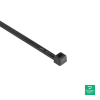 High-Temp Cable Tie 8' Long UL Rated 50lb Tensile Strength PA66HIRHSUV Black 25/pkg - 111-00931