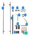 Tesla Multi Powerwall Stacking Kit - 1112154-00-B — front view