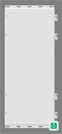 Magnum Back Plate - BP-S — side angle