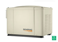 Generac Powerpact 7.5Kw Home Backup Air-Cooled Gas Engine Generator in Steel Enclosure - G006998-1 — front view