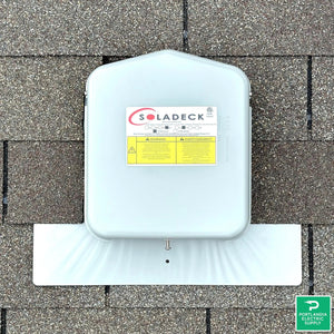 SolaDeck 600V Flashed Combiner/Passthrough Box Grey - SD-0799-5G