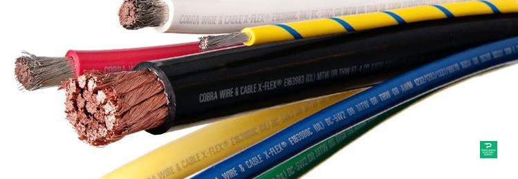 Cobra Black Battery Cable 3/8 Lugs - 2/0 X 3