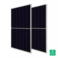 Canadian Solar 132 TOPCon BF Black/Silver 620w Solar Panel - CS6.2-66TB-620 — front view