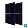 Canadian Solar 132 TOPCon BF Black/Silver 620w Solar Panel - CS6.2-66TB-620 — front view