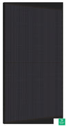 VSUN 120 Mono Cells Black/Black 490w Solar Panel - VSUN490N-120BMH-DG-BB — front view