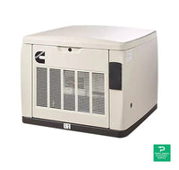 Cummins RS20A - 20kW Quiet Connect Series 120/240V 1 Phase Air Cooled Standby Generator - A071Z397 — side angle