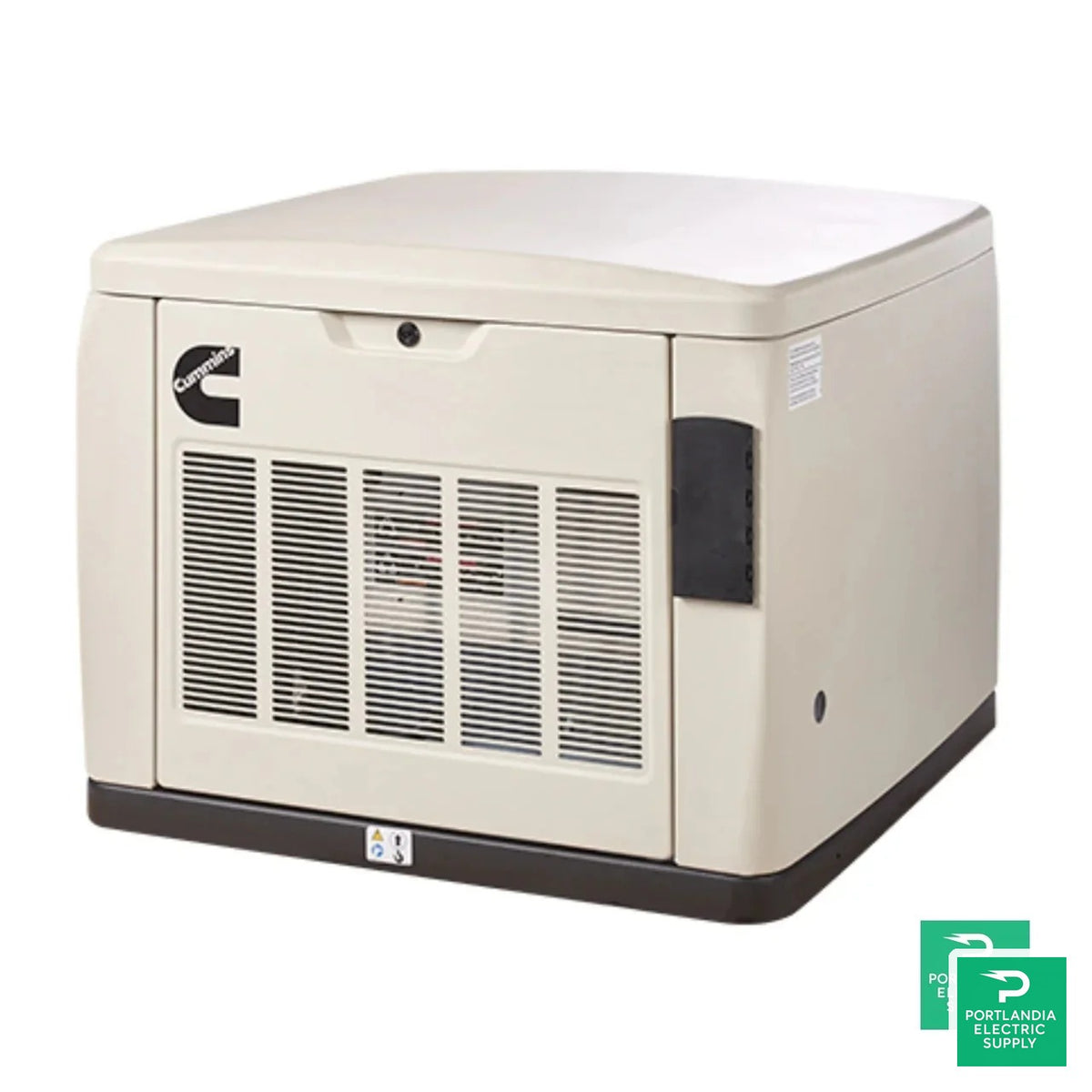 Cummins RS17AE - 17kW Quiet Connect Series 120/240V 1 Phase Air Cooled Standby Generator - A071Z401 — front view