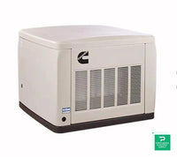 Cummins RS20AE - 20kW Quiet Connect Series 120/240V 1 Phase Air Cooled Standby Generator - A071Z202 — front view