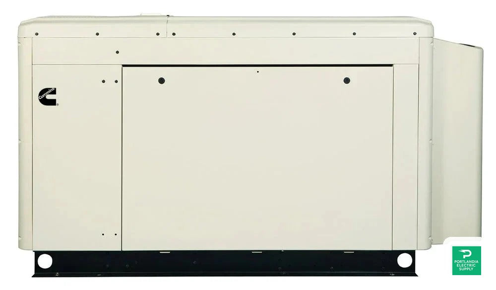 Cummins RS30 - 30kW Quiet Connect Series 120/240V 3 Phase Liquid Cooled Standby Generator - A051Y405 — front view