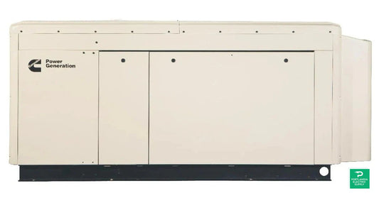 Cummins RS36 - 36kW Quiet Connect Series 120/240V 1 Phase Liquid Cooled Standby Generator - A051Y417 — front view