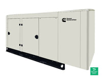 Cummins RS50 50kW Standby Generator | 3-Phase 120/208V | Quiet Connect — front view