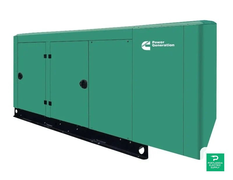 Cummins RS150 - 150kW Quiet Connect Series 120/208V Three Phase Liquid Cooled Standby Generator - A063A483 — front view
