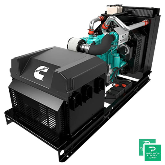 Cummins C175D6D - 175kW Quiet Connect Series 120/240V 1 Phase Liquid Cooled Standby Generator - A061T476 — front view