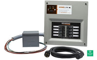 Generac 50 Amp HomeLink MTS Kit (alum PIB), 10-16 circuits, flush or surface mount, NEMA 1 — front view