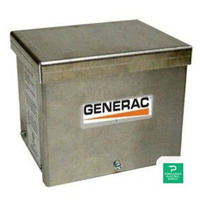 Generac 30 Amp Power Inlet Box, 125/250V, raintight aluminum, NEMA L14-30 — side angle