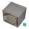 Generac 30 Amp Power Inlet Box, 125/250V, raintight resin, NEMA L14-30 with spring-loaded flip lid — side angle