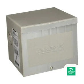 Generac 50 Amp Power Inlet Box, 125/250V, raintight resin, NEMA CS6365 - 6338 — side angle