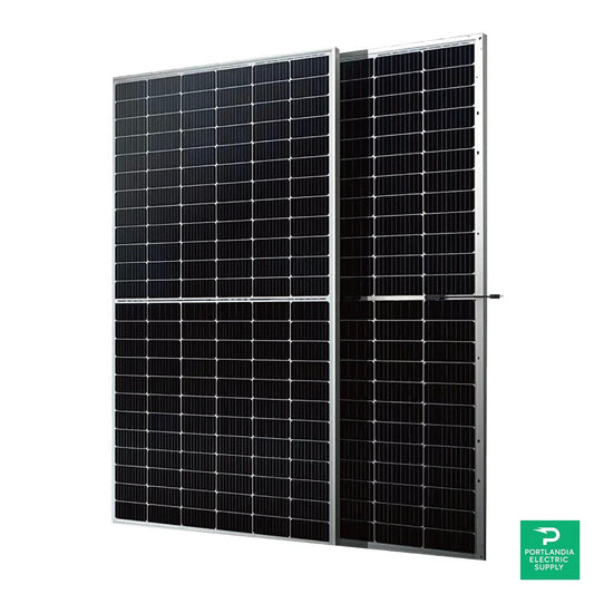 GSTAR Solar 550W Solar Panel 144 Cell Bifacial GSD7G72M-550WT Wholesale 36 panels per pallet — front view