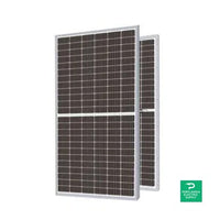 ZNShine Solar 585W Solar Panel 144 Cell Bifacial ZXM7-UHLDD144-585 Commercial 720 panels per Container (Truckload) — side…