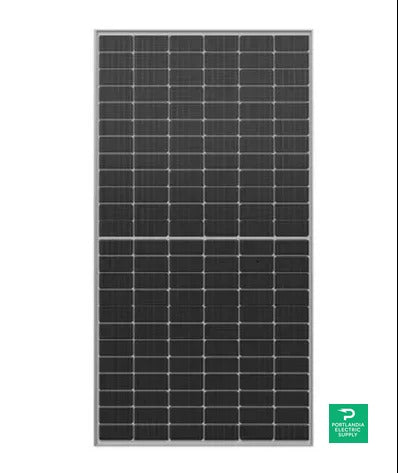 Phono Solar 590 W Solar Panel – PS590M8GF‑24/TNH, 144‑cell Bifacial — side angle
