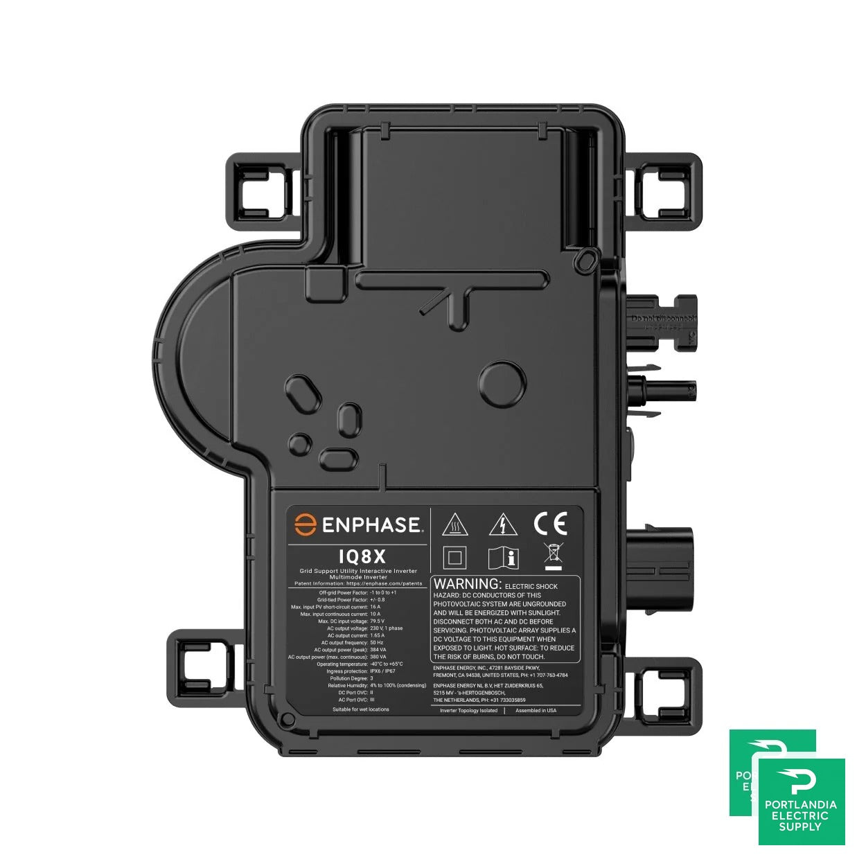 Enphase IQ8X Microinverter Residential — front view