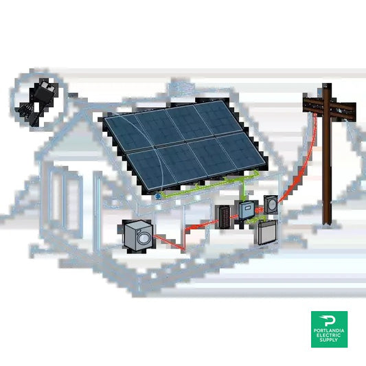 9 kW Roof-Top Hybrid System with String Inverter and Battery