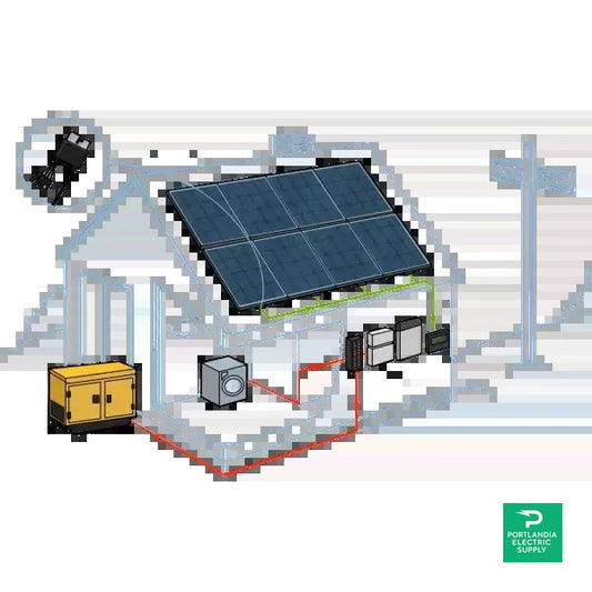 7 kW Roof-Top Off-Grid System with String Inverter and Battery