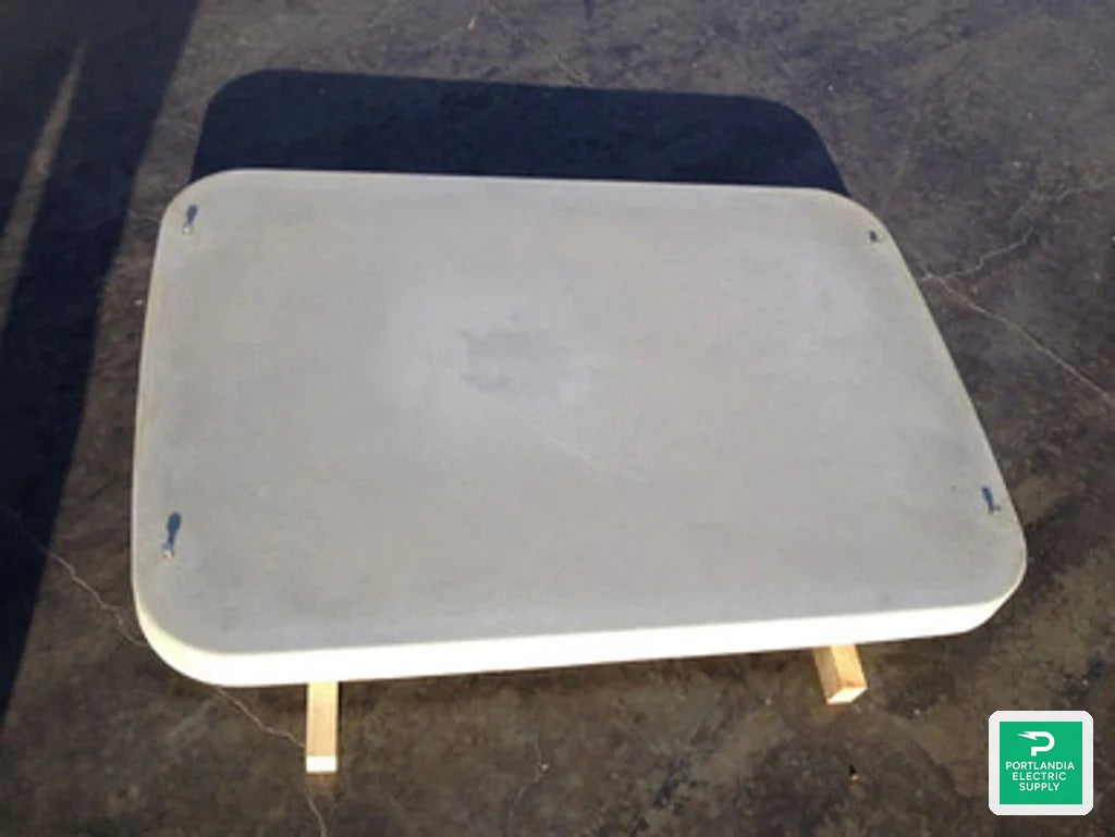 Briggs and Stratton 17-26kW Fiber Reinforced Gen Pad, Pre-Drilled, 3" Standard (Approx. 125 lbs per pad) - 6300 — front view