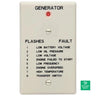 Briggs and Stratton Remote Status Panel - Briggs & Stratton Controller (Hard-Wired) - Red Light - 6144 — front view