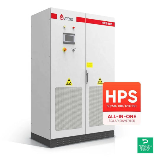 ATESS Wye US standard 220V 100KW hybrid inverter (included transformer) - ATESS HPS100-US-220Y — front view