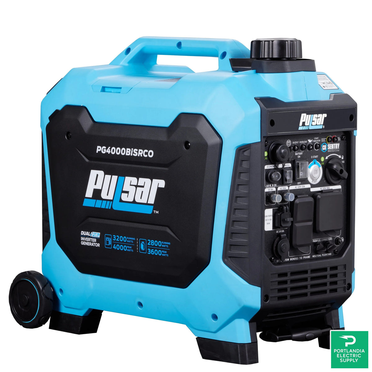 Pulsar Sentry Series Portable Inverter Generators with CO Alert - PG4000BISRCO — front view