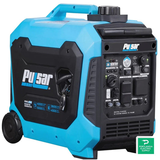 Pulsar Sentry Series Portable Inverter Generators with CO Alert - PG5000BiSRCO — front view
