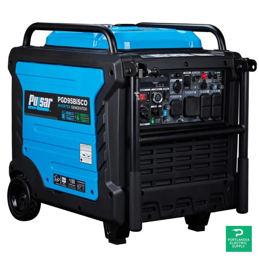 Pulsar Sentry Series Portable Inverter Generators with CO Alert - PGD95BiSCO — front view